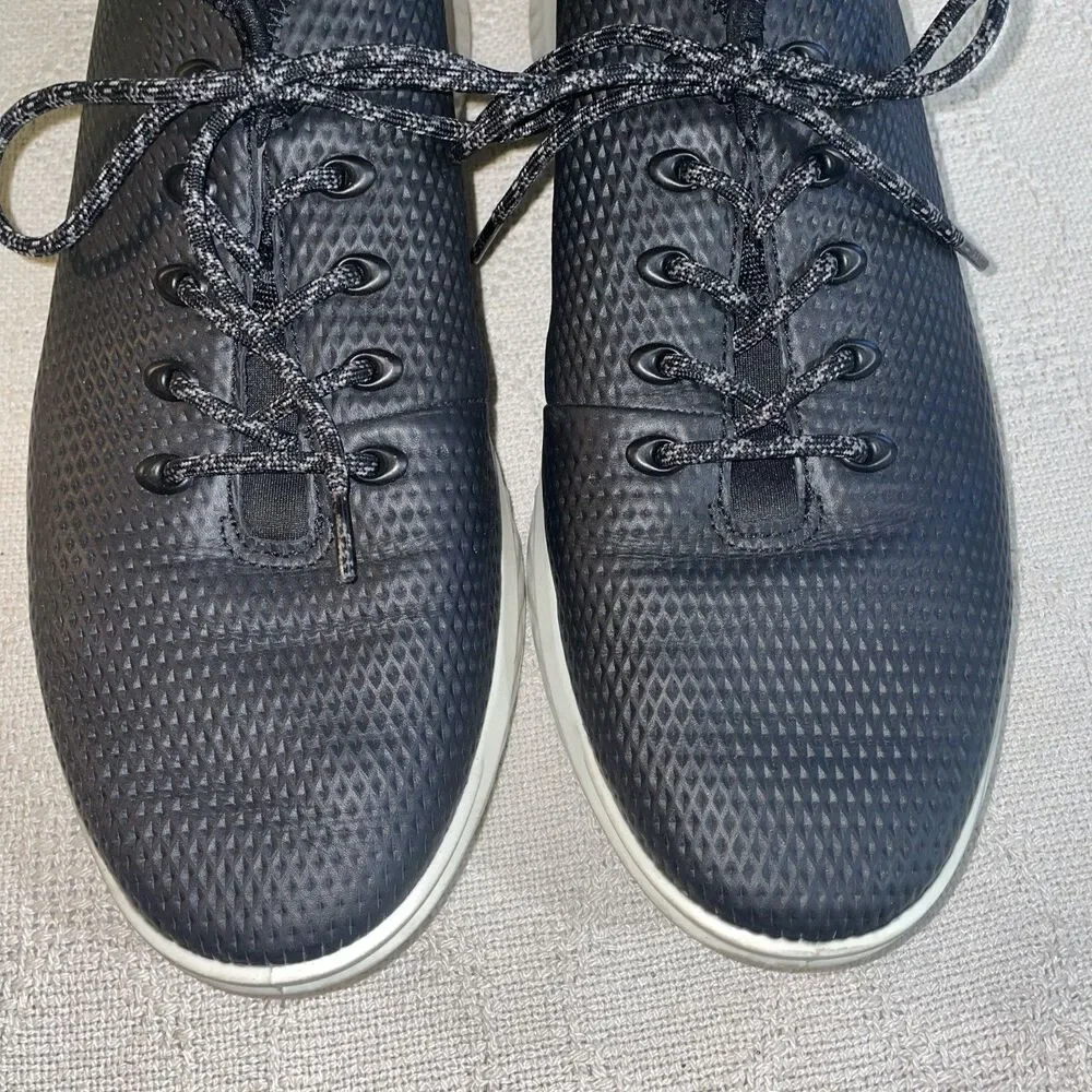 Ecco Men’s Athletic Sneakers Size 13.5 M Black Leather Atleisure Outdoors